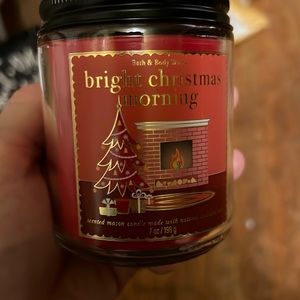Single wick candles The.   Sent is Bright Christmas Morning  I